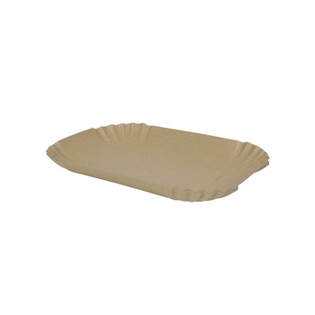 Set 250 barci biodegradabile, carton maro, 18x13x3 cm Set 250 barci biodegradabile, carton maro, 18x13x3 cm