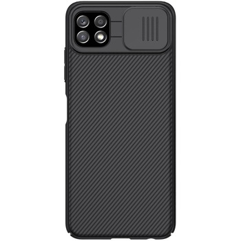 Husa Nillkin cu protectie camera pentru Samsung Galaxy A22 5G, Shield, Camera Acoperita Anti Spy, Lens Cover, Protectie completa, Top Quality, Negru Husa Nillkin cu protectie camera pentru Samsung Galaxy A22 5G, Shield, Camera Acoperita Anti Spy, Lens Cover, Protectie completa, Top Quality, Negru