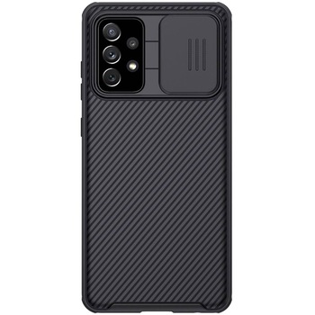 Husa Nillkin cu protectie camera pentru Samsung Galaxy A72, Shield, Camera Acoperita Anti Spy, Lens Cover, Protectie completa, Top Quality, Negru Husa Nillkin cu protectie camera pentru Samsung Galaxy A72, Shield, Camera Acoperita Anti Spy, Lens Cover, Protectie completa, Top Quality, Negru