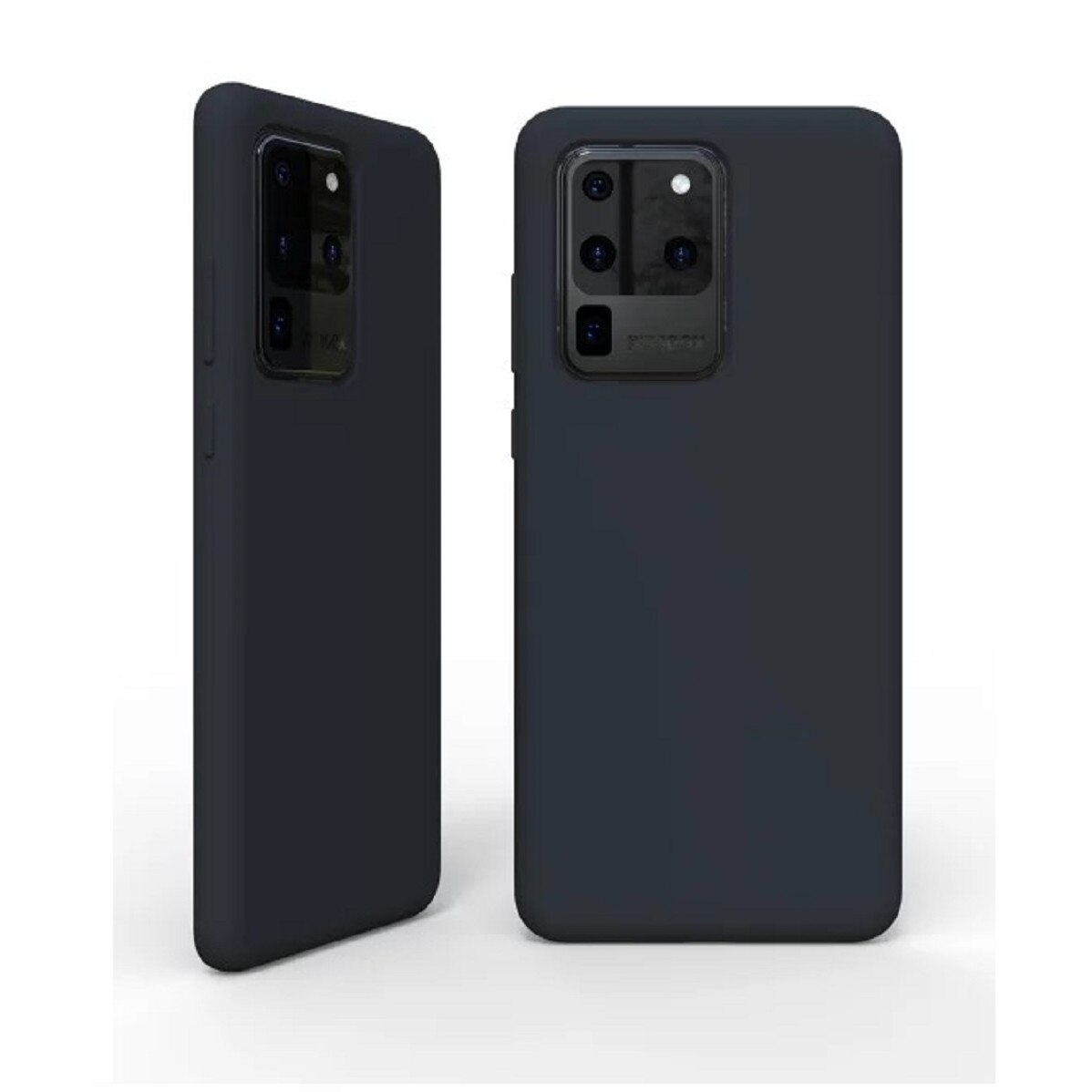 Husa din silicon ultra-slim MATA cu microfibra pe interior, compatibila cu Samsung Galaxy S20 Ultra 5G / Neagra