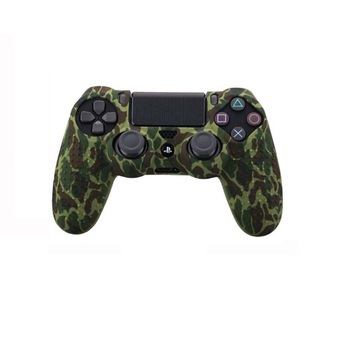 Husa silicon pentru controller PS4, Army Husa silicon pentru controller PS4, Army