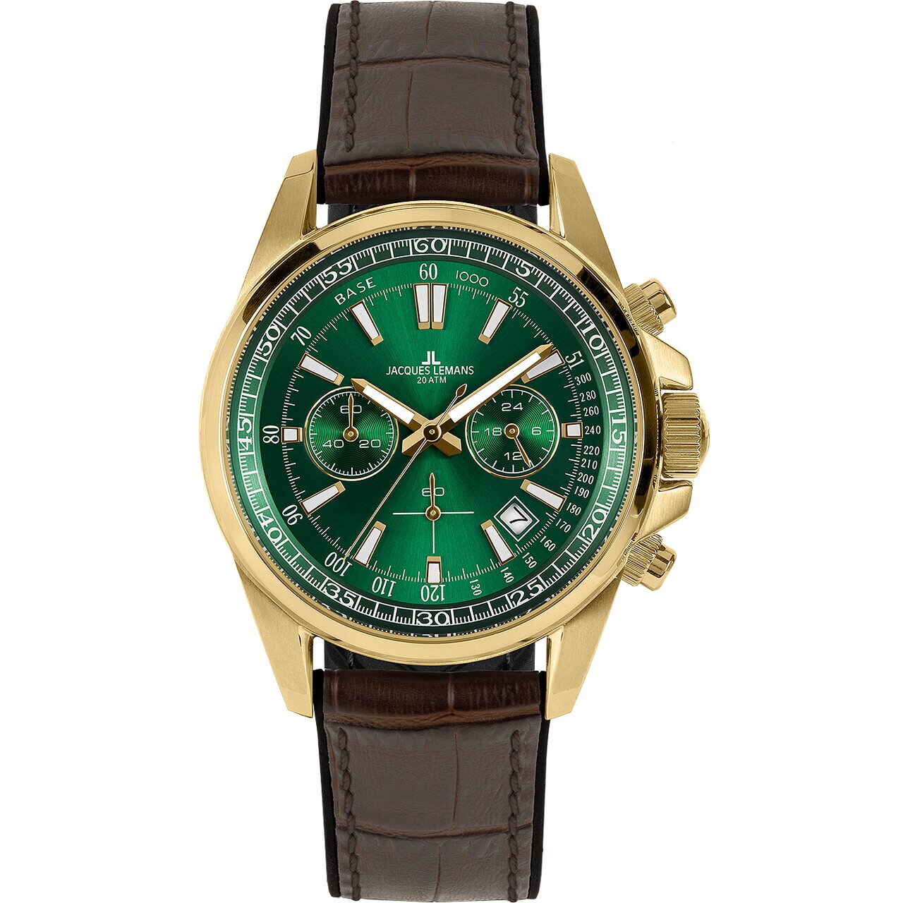 Ceas barbatesc Jacques Lemans 1-2117H, Quartz, 44mm, 20ATM