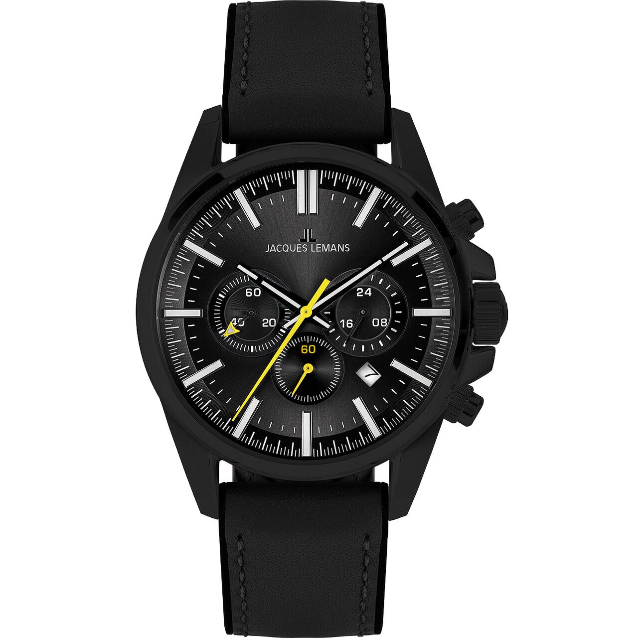 Ceas barbatesc Jacques Lemans 1-2119B, Quartz, 44mm, 10ATM