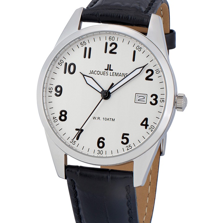 Ceas barbatesc Jacques Lemans 1-2002B, Quartz, 40mm, 10ATM