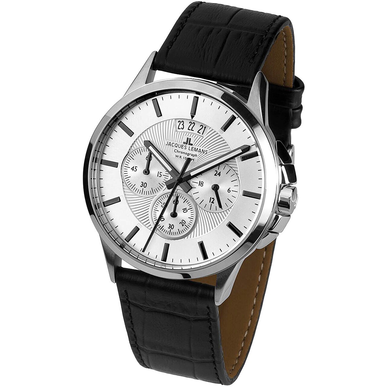 Ceas barbatesc Jacques Lemans 1-1542N, Quartz, 42mm, 10ATM