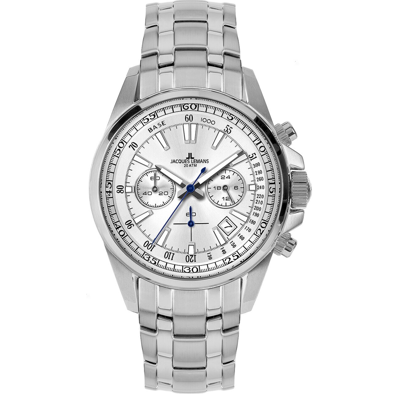Ceas barbatesc Jacques Lemans 1-2117J, Quartz, 44mm, 20ATM
