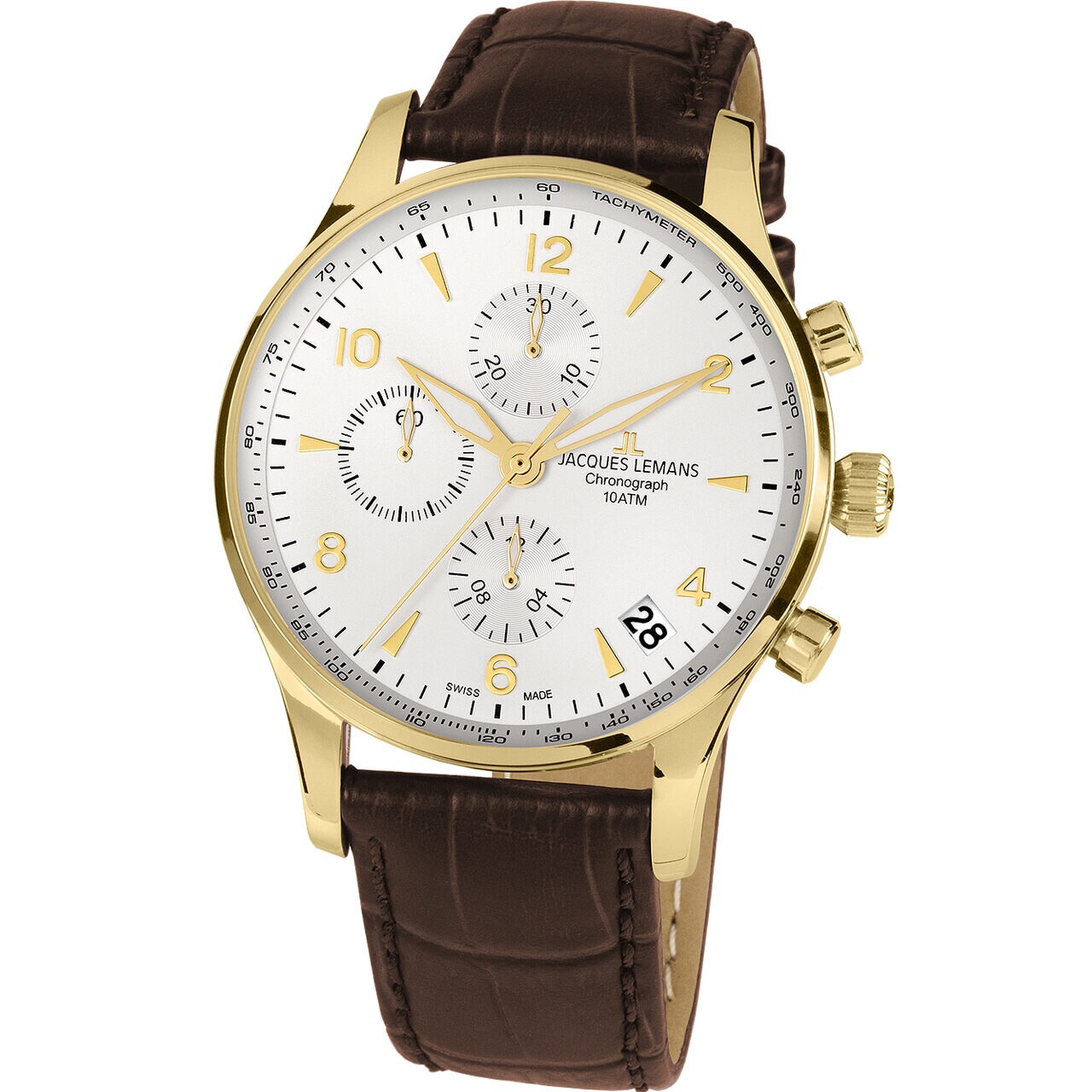 Ceas barbatesc Jacques Lemans 1-1935C, Automatic, 44mm, 10ATM