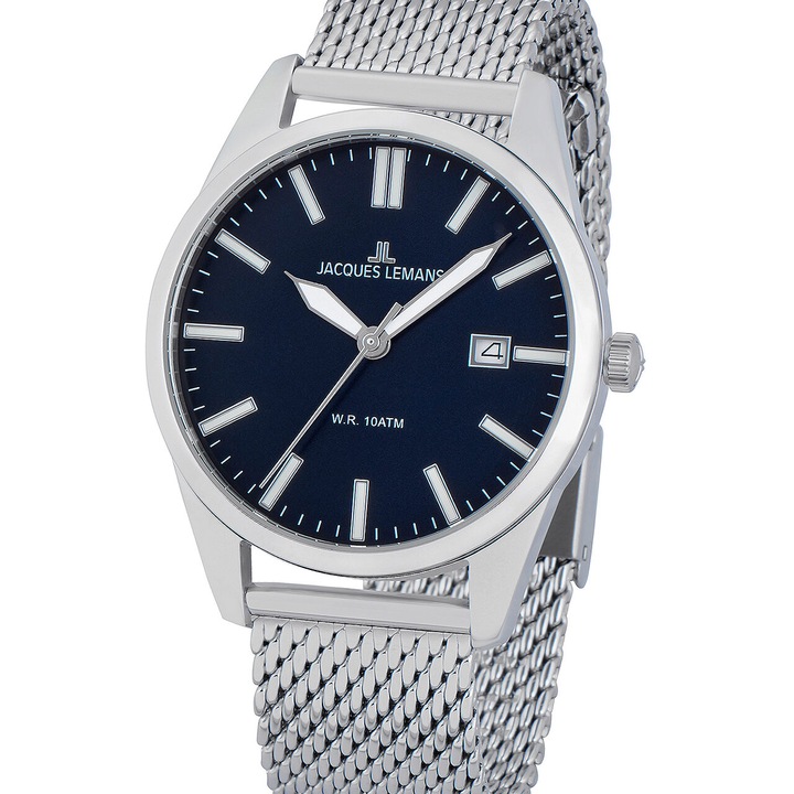 Jacques Lemans 1-2002M, Kvarc, 40mm, 10ATM Férfi karóra