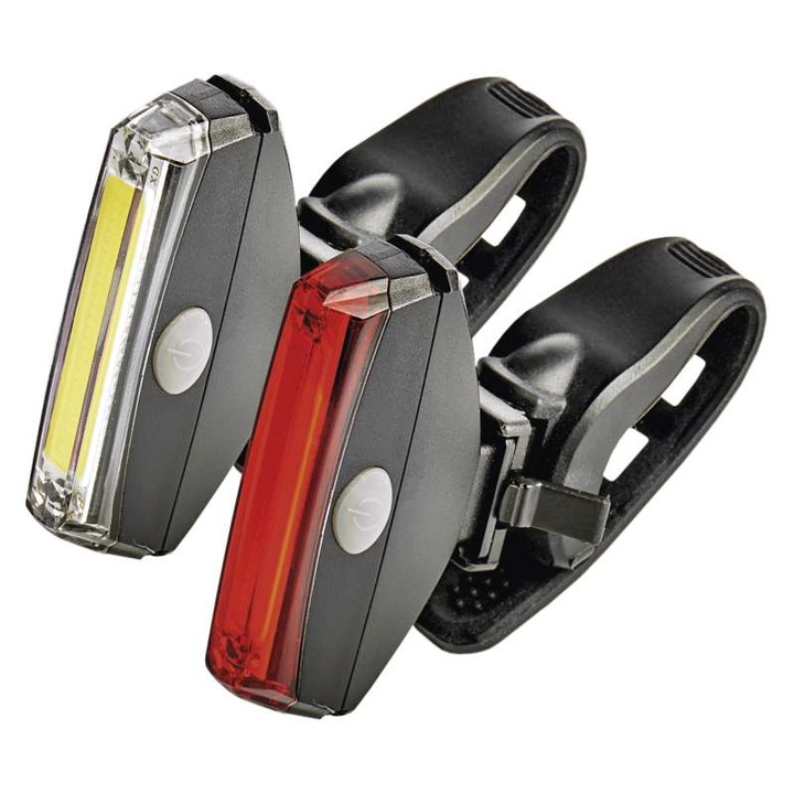 Комплект фарове за колело EMOS, COB LED, IP43, 4xCR2032