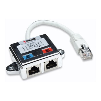 Distribuitor modular Intellinet 2-porturi RJ45x2 STP Distribuitor modular Intellinet 2-porturi RJ45x2 STP