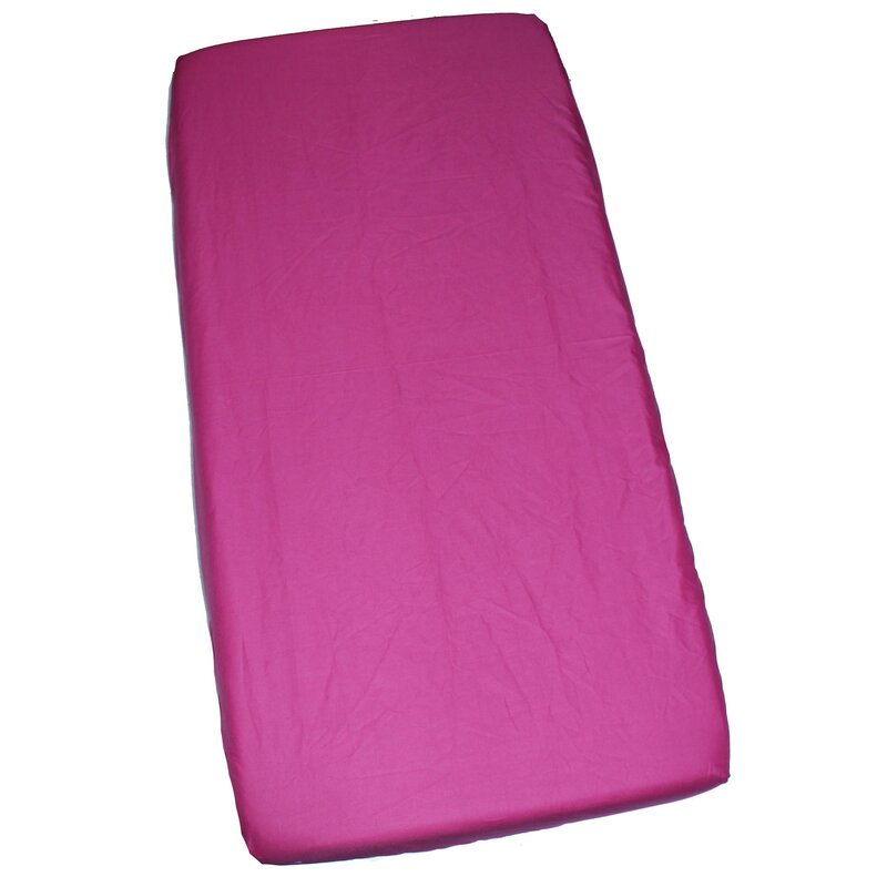 Cearceaf Prichindel, patut 120x60 cm, roz inchis
