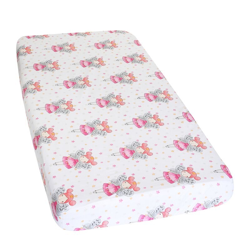 Cearceaf Prichindel, patut 120x60 cm, Printesa Fluture
