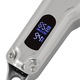 Aparat de tuns Star-Light PRO HCL-1500DSS, Display LED, 1500 mAh, Lame otel inoxidabil, 6500 RPM, Carcasa Aluminiu, Argintiu
