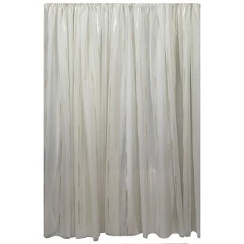 Perdea ivoire cu linii duble ivoire/capuccino gold din colectia  Perdea ivoire cu linii duble ivoire/capuccino gold din colectia