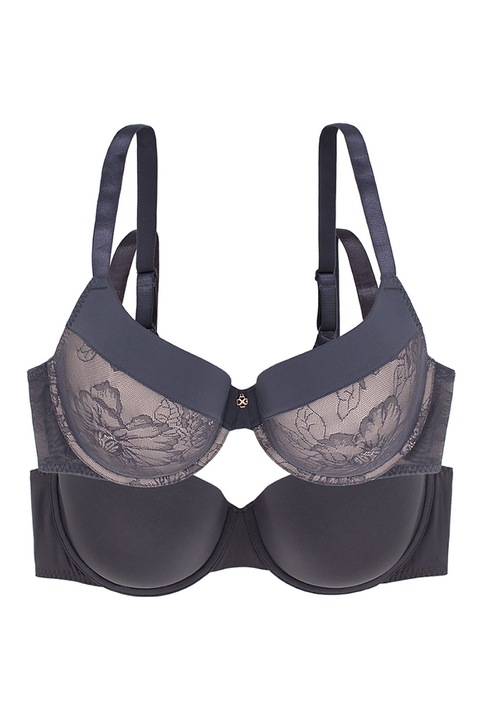 Dorina, Set de sutiene cu burete Alice - 2 piese, Violet, 70D