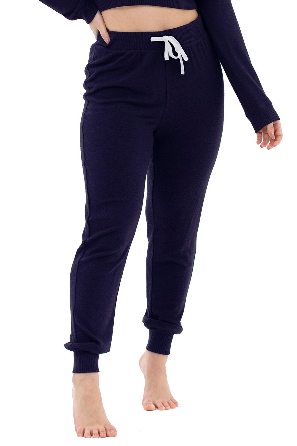 Dorina, Pantaloni de pijama cu snur, Bleumarin inchis