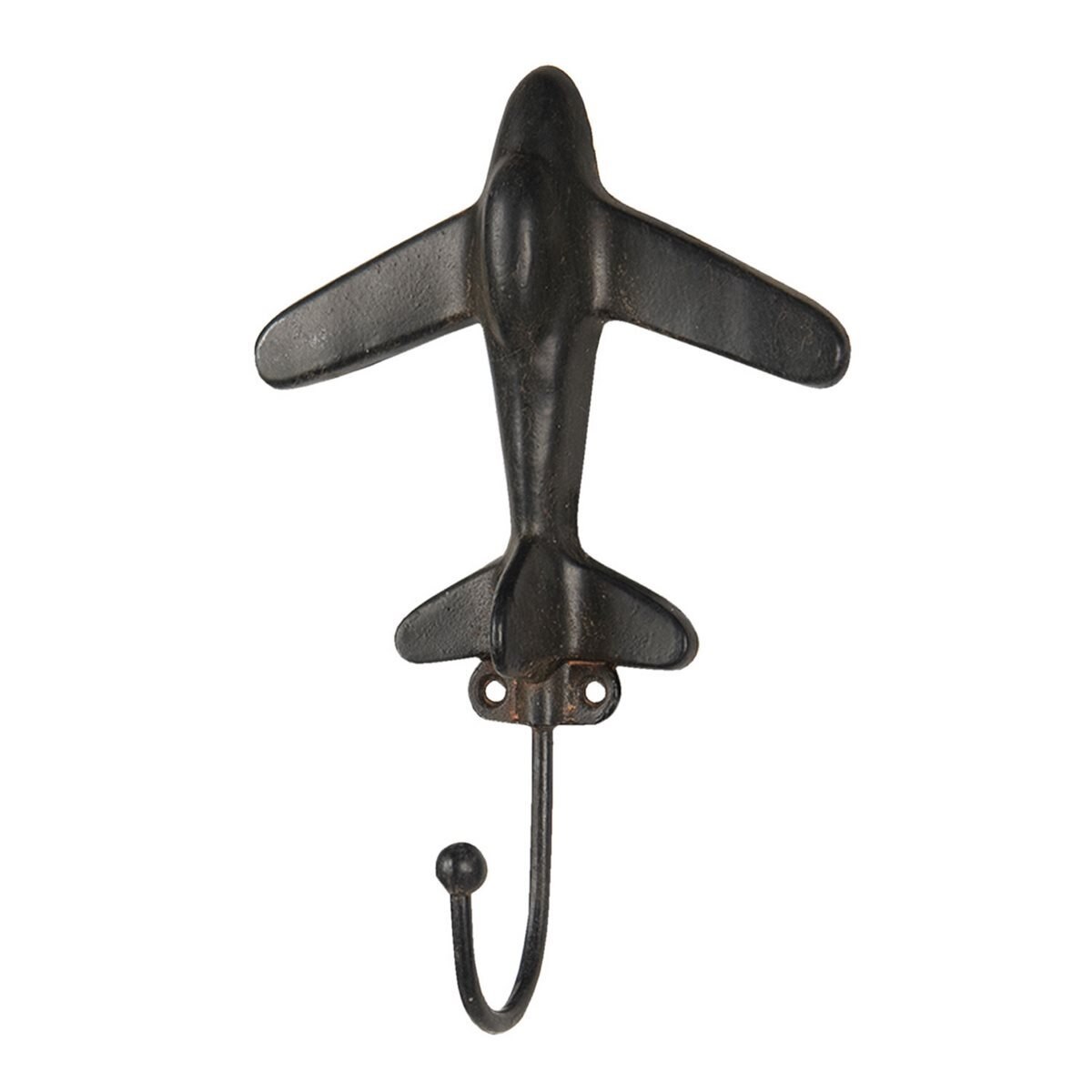 Cuier de perete din fier maro Avion 9 cm x 3 cm 13 h