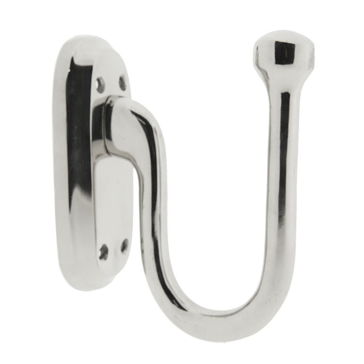 Cuier de perete din inox argintiu 5 cm x 12 cm x 18 h