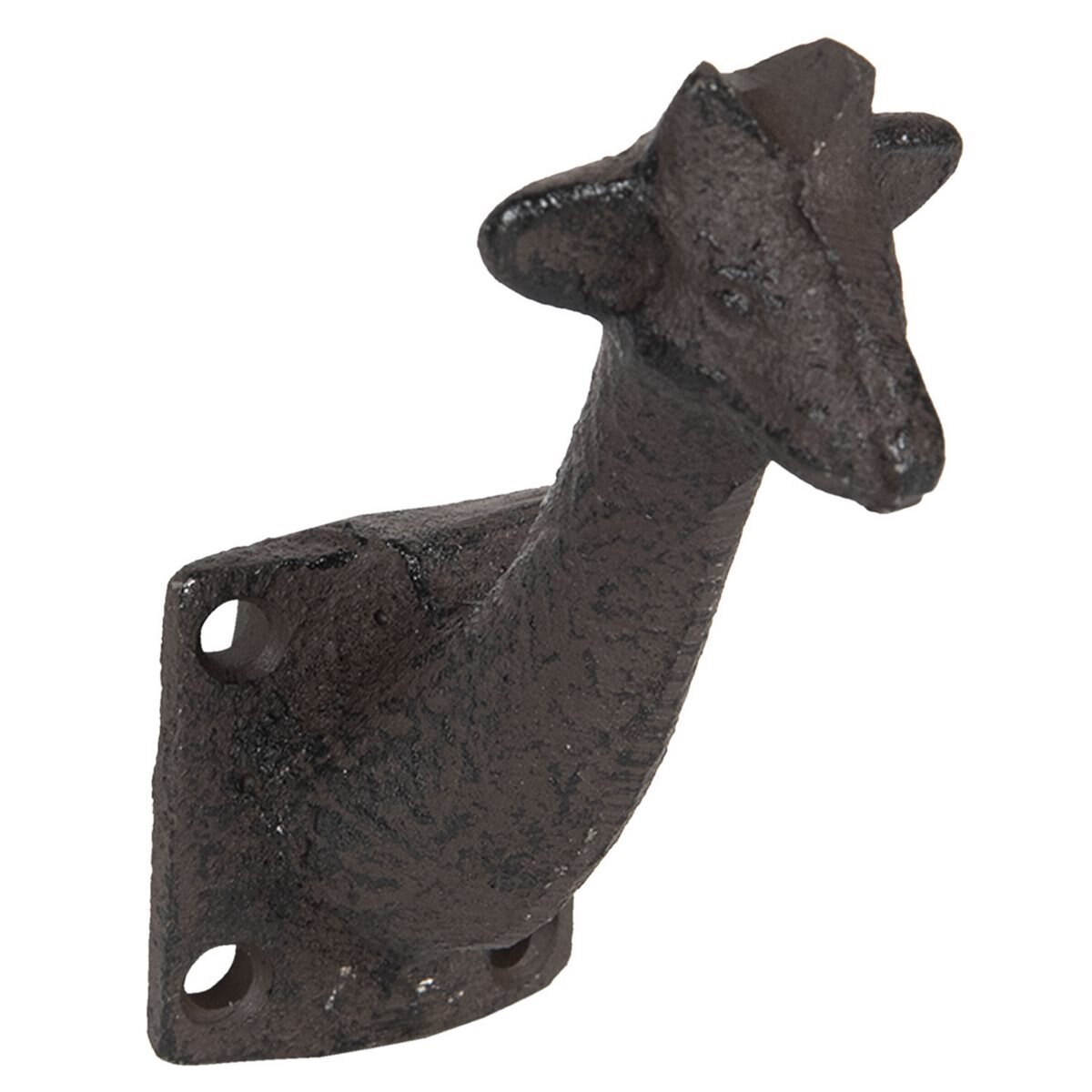 Cuier perete din fier maro 10 cm x 4 cm x 7 h