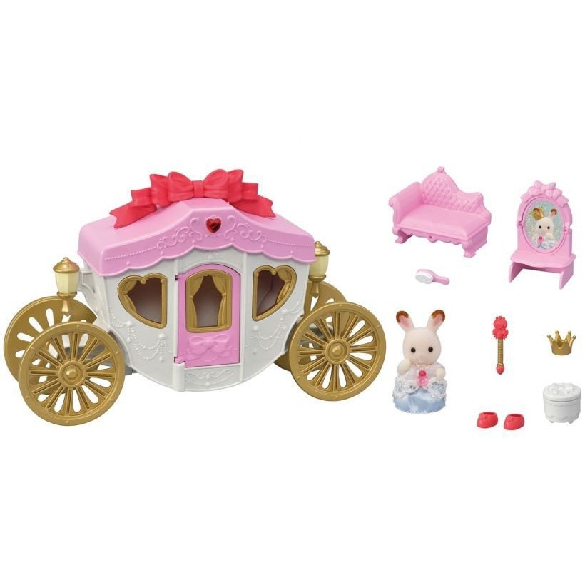 Set de joaca Sylvanian Families, Royal Carriage, 9 piese