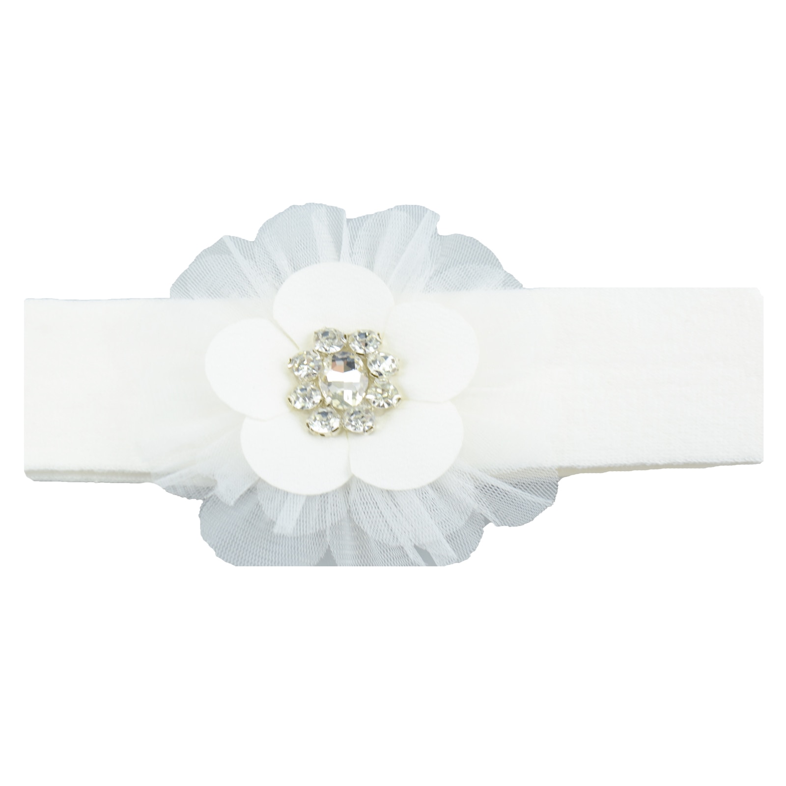 Bentita pentru fete Mini Junior BNTT-2, Alb 0-6