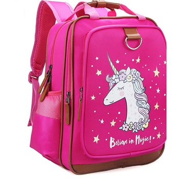 Ghiozdan pentru gradinita si scoala fete, 4- 12 ani, Simply Joy, roz, Unicorn, 38cm x 26cm x 17 cm Ghiozdan pentru gradinita si scoala fete, 4- 12 ani, Simply Joy, roz, Unicorn, 38cm x 26cm x 17 cm