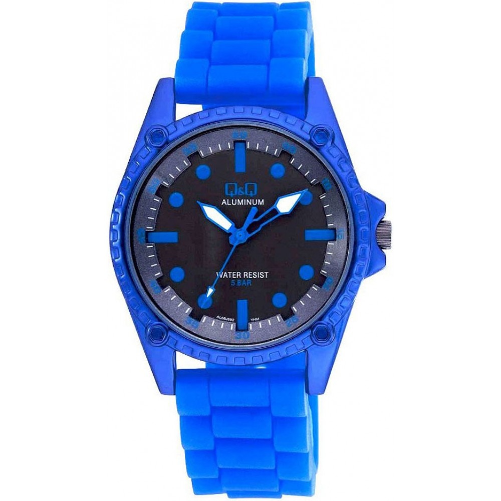 Ceas barbatesc Albastru Q&Q AL08J592Y