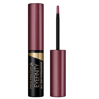 Fard de ochi lichid Max Factor Eyefinity 24h, 09 Sultry Burgundy, 9.7 ml Fard de ochi lichid Max Factor Eyefinity 24h, 09 Sultry Burgundy, 9.7 ml