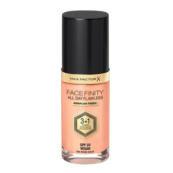 Fond de ten Max Factor Facefinity All Day Flawless 3-in-1 64 Rose gold, 30 ml Fond de ten Max Factor Facefinity All Day Flawless 3-in-1 64 Rose gold, 30 ml