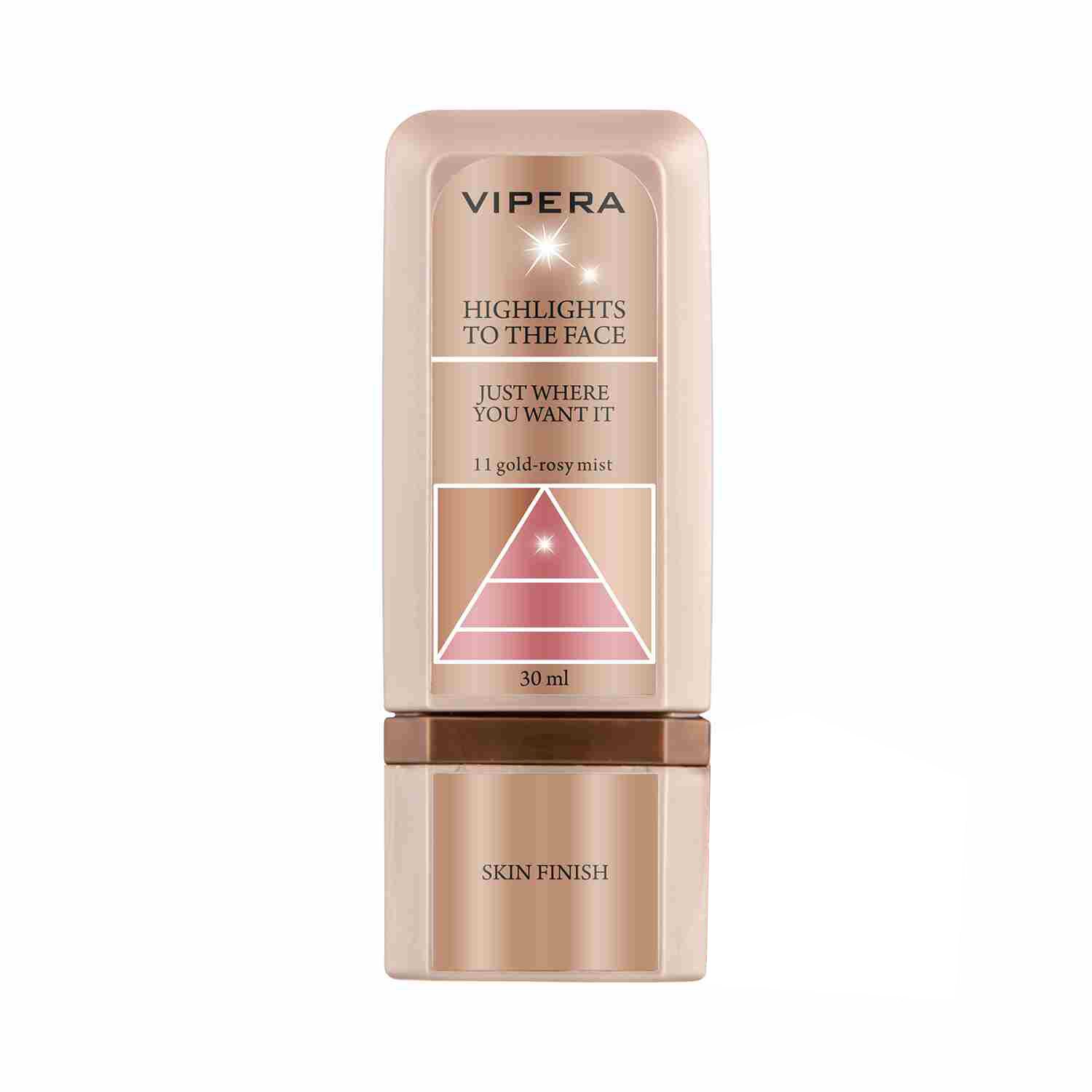 Iluminator Hydro-Mousse Vipera 11 gold-rosy mist, 30 ml