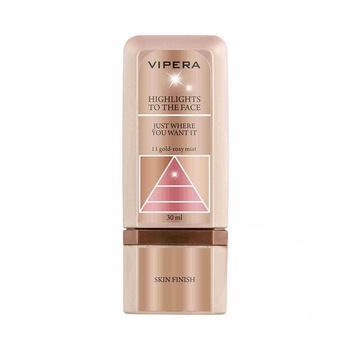 Iluminator Hydro-Mousse Vipera 11 gold-rosy mist, 30 ml Iluminator Hydro-Mousse Vipera 11 gold-rosy mist, 30 ml