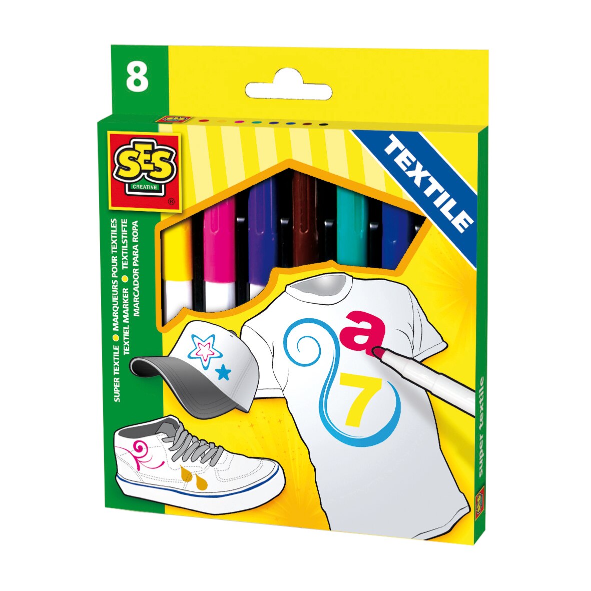 Set markere SES pentru textile