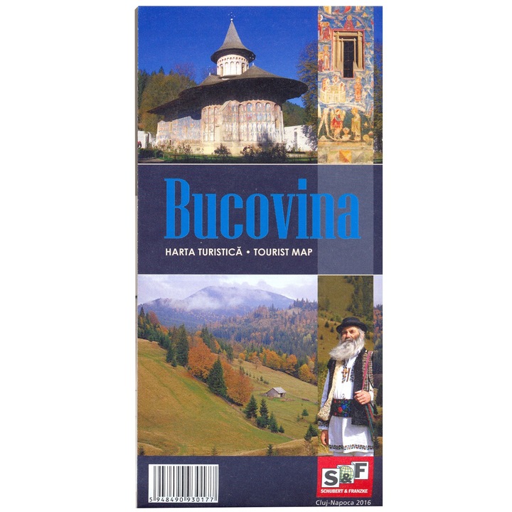 Harta turistica - Bucovina