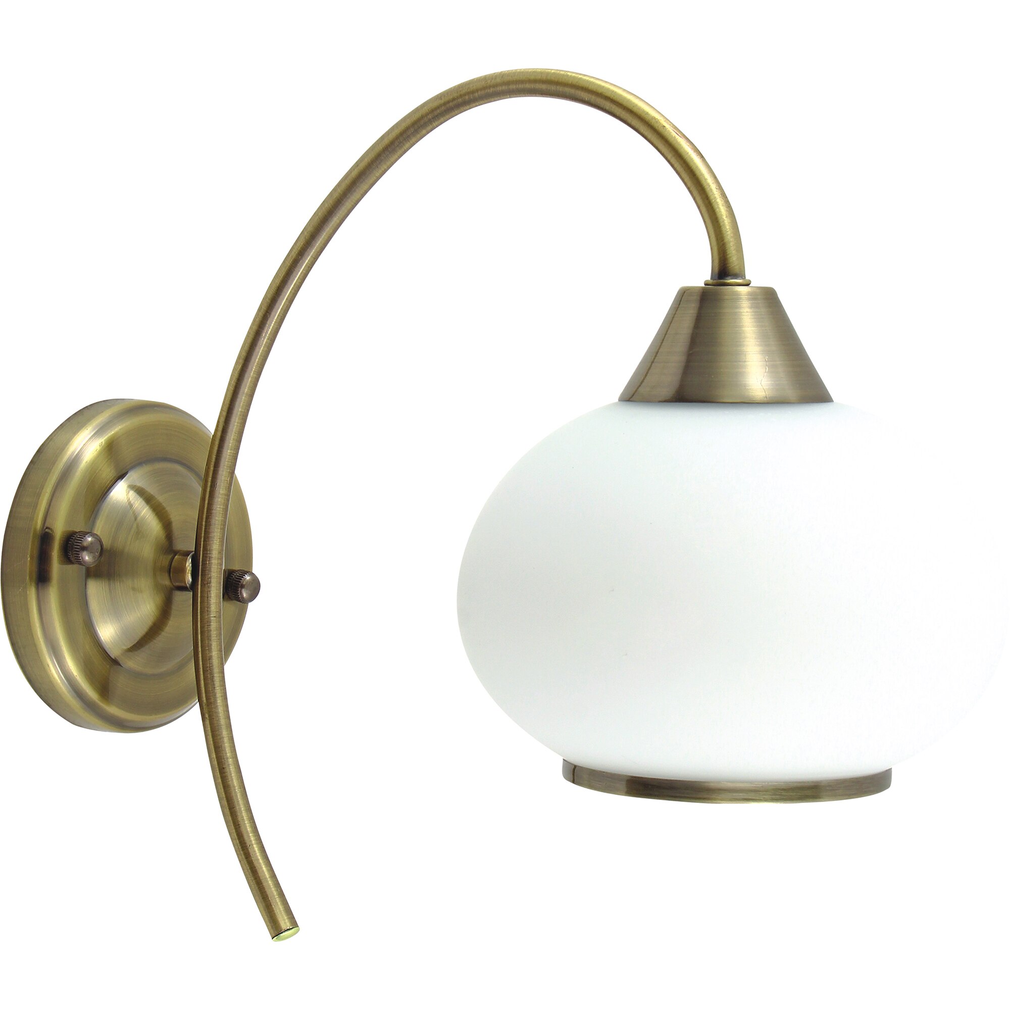 Aplica Erste Licht Iulia, 1 x E27, Alama/Alb