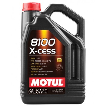 Ulei motor Motul 8100 X-cess, 5W40, 4L Ulei motor Motul 8100 X-cess, 5W40, 4L