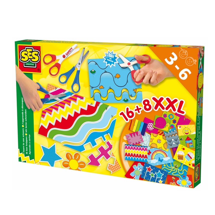 Joc educativ SES Invat sa folosesc foarfeca