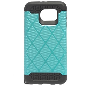 Husa Samsung Galaxy S6 G920, Royal, plastic cu silicon, double protection, bleu Husa Samsung Galaxy S6 G920, Royal, plastic cu silicon, double protection, bleu