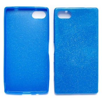 Husa Sony Ericsson Xperia Z5 Compact, silicon, ultra slim, candy, albastru Husa Sony Ericsson Xperia Z5 Compact, silicon, ultra slim, candy, albastru