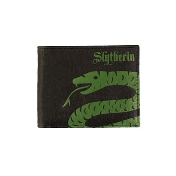 Portofel Warner - Harry Potter - Slytherin - Bifold wallet, Negru Portofel Warner - Harry Potter - Slytherin - Bifold wallet, Negru