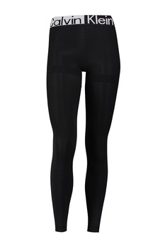 CALVIN KLEIN, Colanti cu banda cu imprimeu logo in talie, Negru CALVIN KLEIN, Colanti cu banda cu imprimeu logo in talie, Negru