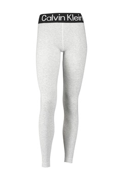 CALVIN KLEIN, Colanti cu talie inalta, Gri melange CALVIN KLEIN, Colanti cu talie inalta, Gri melange