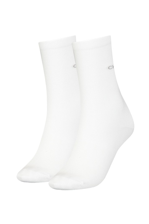 CALVIN KLEIN, Дълги чорапи - 2 чифта, Бял, One Size