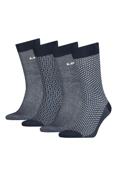 Levi's, Set de sosete lungi unisex - 4 perechi, Gri Levi's, Set de sosete lungi unisex - 4 perechi, Gri