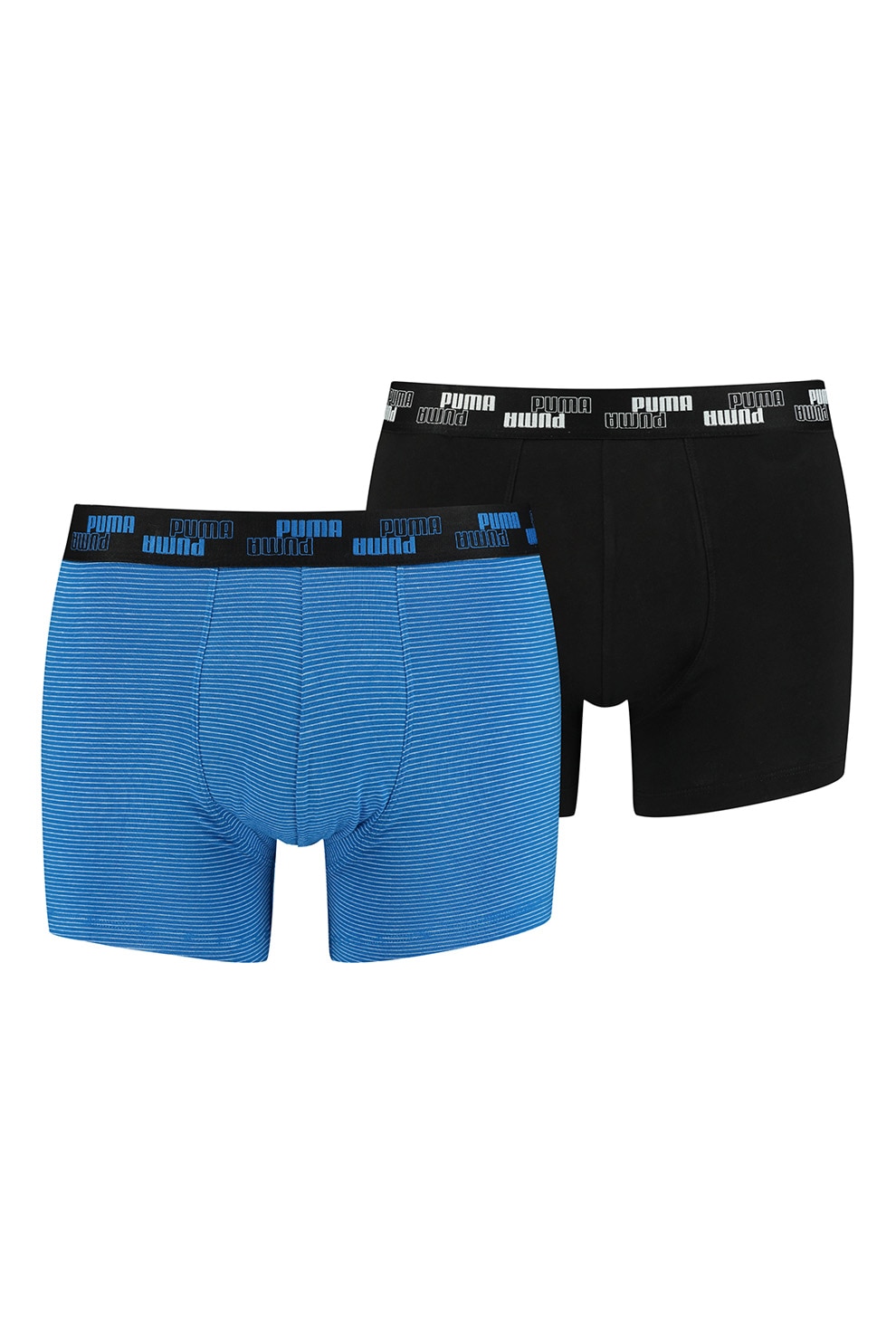 Puma, Set de boxeri cu banda loo - 2 perechi, Albastru/Negru