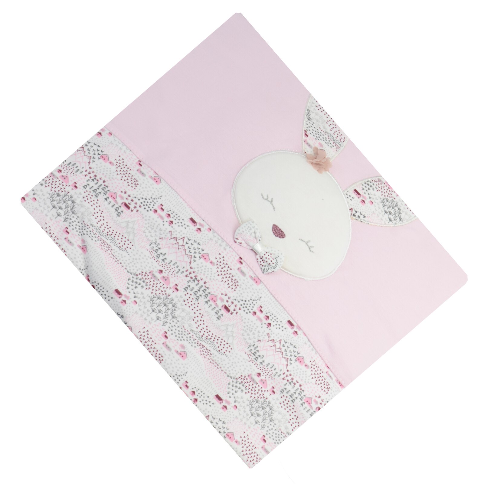 Pled 90 x 90 cm pentru fete Mini Junior BBW-27, Roz