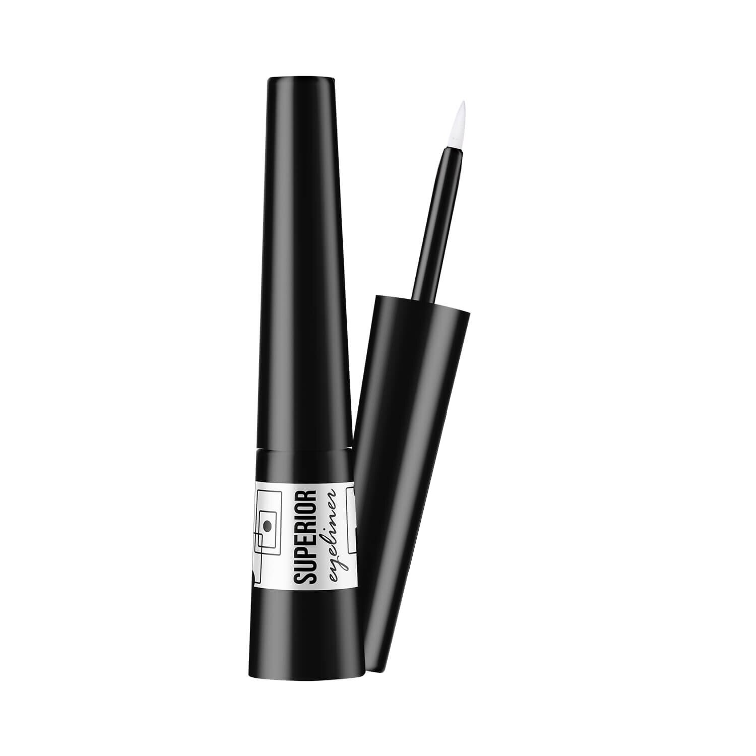 Tus lichid Superior Eyeliner 04 black with glitter, 3 ml