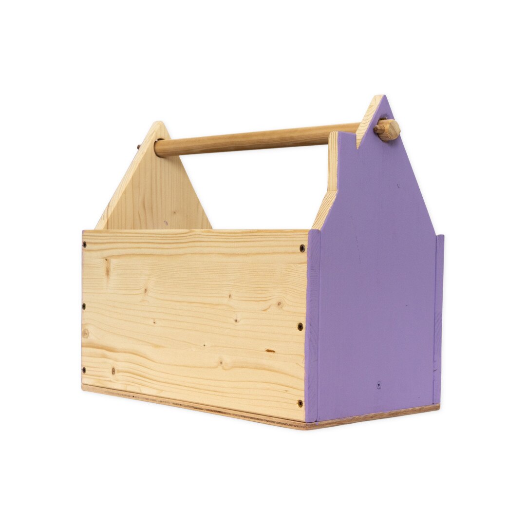 Suport pentru carti in forma de casuta, lemn, Dada, 40x23,5x36 cm