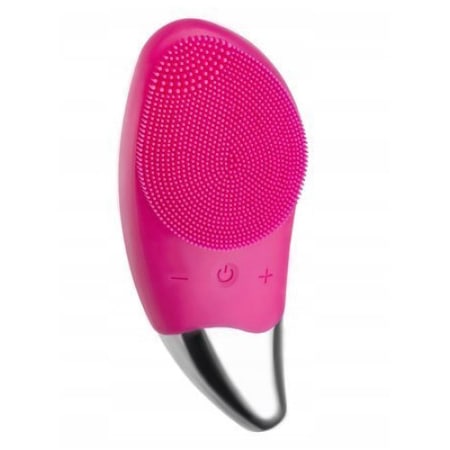 Aparat pentru masaj facial si curatarea tenului, UBX, fucsia, 13.5x5.5x2.5 cm