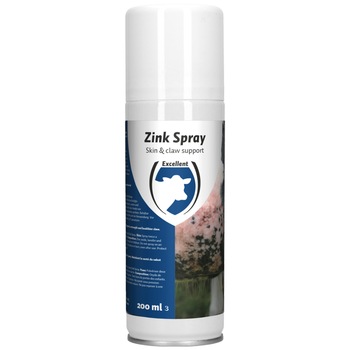 Spray zinc de uz veterinar pentru protectia ranilor, Excellent, tub 200 ml Spray zinc de uz veterinar pentru protectia ranilor, Excellent, tub 200 ml