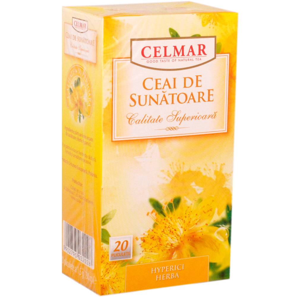 Cutie 20 Plicuri Ceai de Sunatoare Celmar